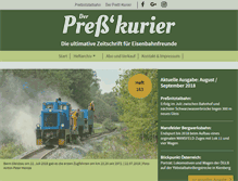 Tablet Screenshot of presskurier.de